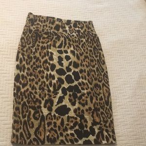 Lularoe Cassie Style Leopard Skirt